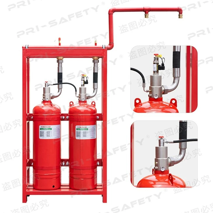FM200 Fire System For Power Distribution Room Control Room Clean Agent FK5112 Novec1230 Fire Suppression System factory
