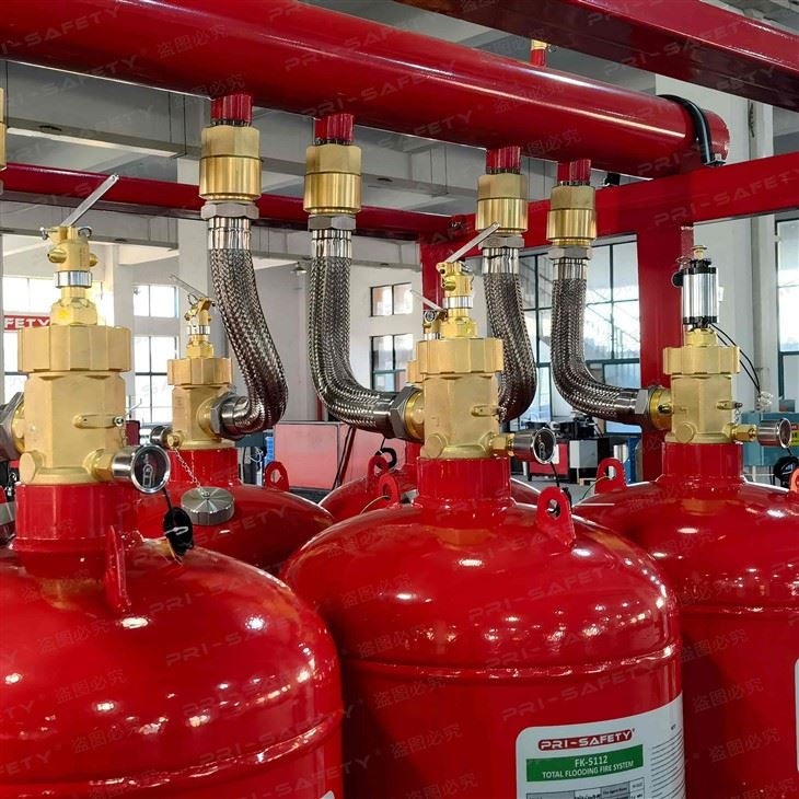 FM200 Fire System For Power Distribution Room Control Room Clean Agent FK5112 Novec1230 Fire Suppression System suppliers